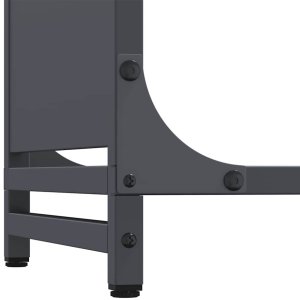 Drewutnia vidaXL Stojak na drewno opałowe 44x28x90 cm Stal walcowana na zimno 8