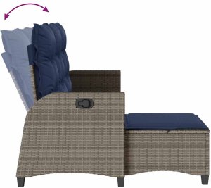 vidaXL 3-częściowy zestaw ogrodowy z poduszkami w kształcie litery L 7