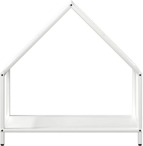 Drewutnia vidaXL Stojak na drewno opałowe biały 60x25x60 cm 5