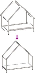 Drewutnia vidaXL Stojak na drewno opałowe biały 60x25x60 cm 9