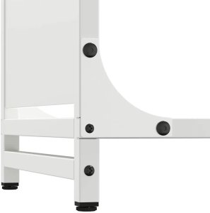 Drewutnia vidaXL Stojak na drewno opałowe 90x28x65 cm Stal walcowana na zimno 8