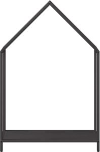 Drewutnia vidaXL Stojak na drewno opałowe, czarny, 60x25x90 cm 5