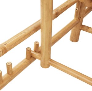 vidaXL Leżak z poduszkami, 55x199x30 cm, bamboo 9