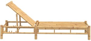 Leżak, 55x199x30 cm, bambus 5