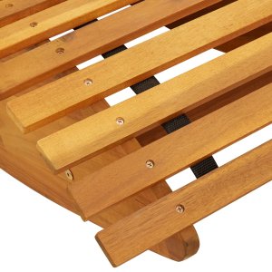 vidaXL Leżaki Słoneczne drewno Drewno teakowe Standardowy 8