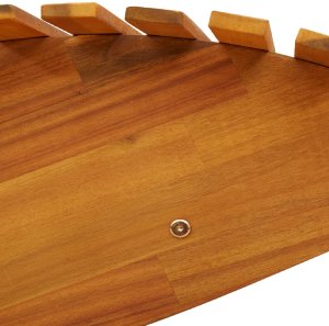 vidaXL Leżaki Słoneczne drewno Drewno teakowe Standardowy 9