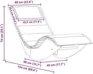vidaXL Leżaki Słoneczne drewno Drewno teakowe Standardowy 10