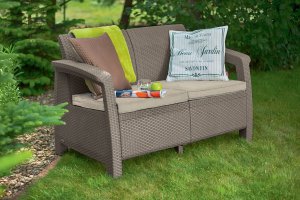 Keter Corfu Love Seat Sofa 5