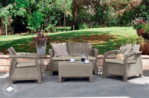 Keter Corfu Love Seat Sofa 6