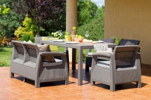 Keter Corfu Love Seat Sofa 7