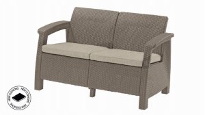 Keter Corfu Love Seat Sofa 8