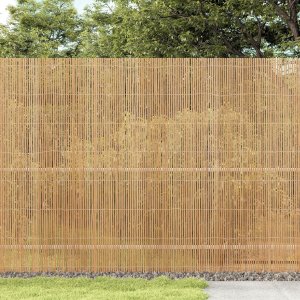 vidaXL Ogrodzenie ogrodowe Naturalny bambus Bambus 400 x 150 cm Proste 3