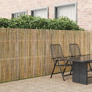 vidaXL Panel ogrodzeniowy Naturalny brąz Bambus 500 x 150 cm 1