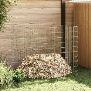 vidaXL Srebrny Metaliczny Stal Ocynkowana 100 x 100 x 100 cm Wytrzymały 1
