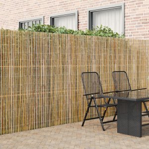 vidaXL Panel ogrodzeniowy Jasnobrązowy Bambus 300 x 180 cm Trwały 1