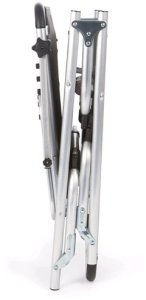 Leżak ogrodowy z daszkiem przeciwsłonecznym składane łóżko regulowany 5