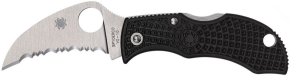 Spyderco MANBUG FRN BLACK HAWKBILL SERRATED MBKHBS 1