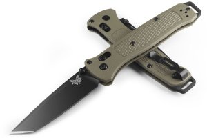 Benchmade BAILOUT 537BK-06 RANGER GREEN GRIVORY TANTO PLAIN 1