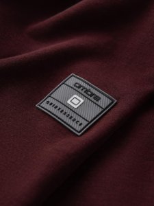 Rozpinana bawełniana męska bluza dresowa bomberka  bordowa V13 OM-SSZP-0215 XXL 7