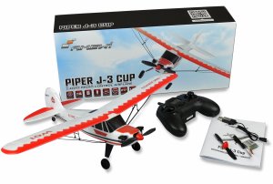 Amewi Piper J3 Cup mit Gyro 3-Kanal RTF gelb 2