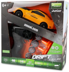 Amewi Drift Sport Car 4WD 1:24 RTR gelb 4