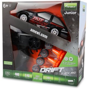 Amewi Drift Sport Car 4WD 1:24 RTR schwarz 5