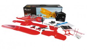 Samolot zdalnie sterowany Amewi AMXFlight Beech D17s Dwupłatowiec 3D/6G RTF czerwony / Gyro 3