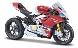 Model metalowy Motocykl Ducati Pani gale V4 Corse 1/18 z podstawką 1