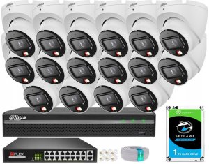 Zestaw Monitoringu DAHUA 16 Kamer 6MPx 3K+ Dzień/Noc Full Kolor Detekcja 1