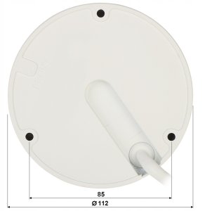 Kamera IP Dahua Technology KAMERA WANDALOODPORNA IP IPC-HDBW3649E-AS-IL-0280B WizSense Smart Dual Light - 6 Mpx 2.8 mm DAHUA 3