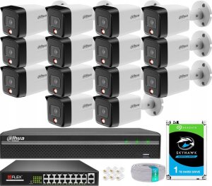 Zestaw Monitoringu DAHUA 14 Kamer 6MPx Dzień/Noc Kolor Detekcja Zewnętrzny 1