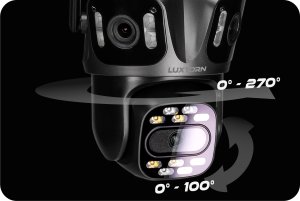 Kamera Obrotowa 3 Obiektywy IP WIFI 2+2+4MPx SMART ICS224TL-30V1 LUXTORN 7