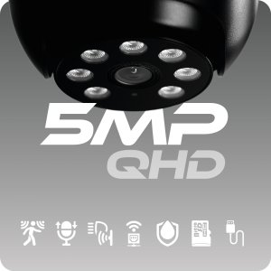 Kamera Obrotowa IP WIFI 5MPx SMART 5X ZOOM LUXTORN CE5-30V1 4