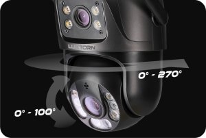 Kamera Obrotowa 2 Obiektywy IP WIFI 2x3MPx SMART ICS33DL-30V1 LUXTORN 4