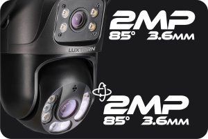 Kamera Obrotowa 2 Obiektywy IP WIFI 2x3MPx SMART ICS33DL-30V1 LUXTORN 5