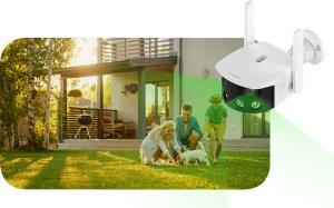 Kamera zewnętrzna panoramiczna IP 4MPx Zintronic ICS4PAN-30V1 2