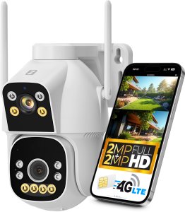 Kamera IP P2 DL Dwa obiektywy GSM 2x2MPx Zintronic IKPGSM230DLV1 1