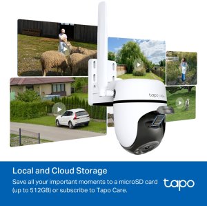 TP-Link Tapo C501GW 4G LTE venkovní-outdoor kamera (2MP, PTZ,Full HD 1080p,WiFi, 4GLTE,1xGbE,PoE,IR 30m,microSD) 12