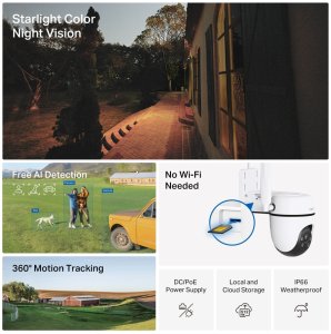 TP-Link Tapo C501GW 4G LTE venkovní-outdoor kamera (2MP, PTZ,Full HD 1080p,WiFi, 4GLTE,1xGbE,PoE,IR 30m,microSD) 4