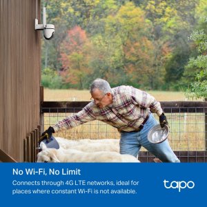 TP-Link Tapo C501GW 4G LTE venkovní-outdoor kamera (2MP, PTZ,Full HD 1080p,WiFi, 4GLTE,1xGbE,PoE,IR 30m,microSD) 5