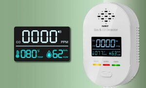 czujnik detektor gazu ziemnego, lpg, tlenku węgla co czadu, temperatura , wilgotność 4w1 8