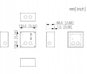 OBUDOWA PODTYNKOWA VTM79 DAHUA 4