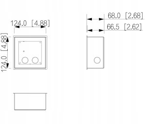 OBUDOWA PODTYNKOWA VTM79 DAHUA 5