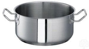 Gastro SUS Garnek niski 20cm 3,30l wysokość 10,5 cm 163000-20 1