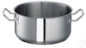 Gastro SUS Garnek niski 24cm 5,0l wysokość 11,0cm 163000-24 1