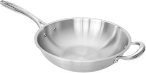Shiori  Stainless Steel 304 patelnia WOK 28cm x 8,20 cm indukcja 2