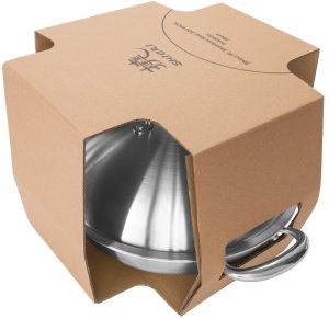 Shiori  Stainless Steel 304 patelnia WOK 28cm x 8,20 cm indukcja 4