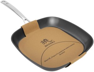Shiori  Aluguss Pro patelnia do steków z powłoką ceramiczną indukcja 28x28 cm 2