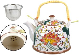 Czajnik ceramiczny z zaparzaczem 1