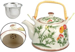Czajnik ceramiczny z zaparzaczem 1